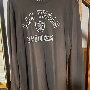 ‘47 Las Vegas Raiders Long Sleeve Cotton Tee, Men’s XL sports team